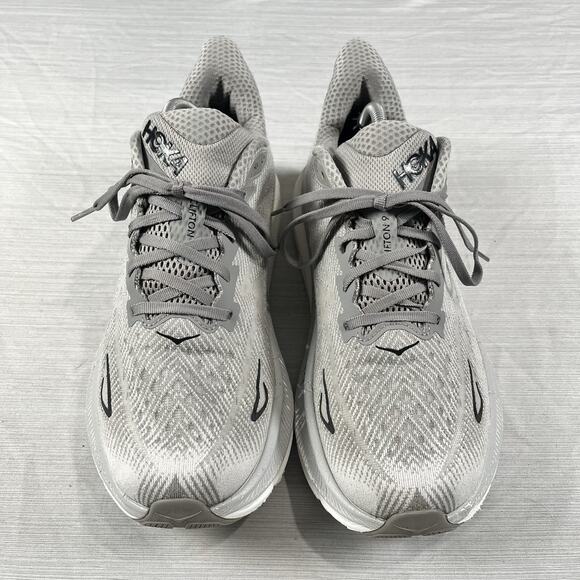 Hoka One One Clifton 9 Men’s Size 10.5 Wide Gray Running Shoes 1132210 HMBC - Picture 3 of 7